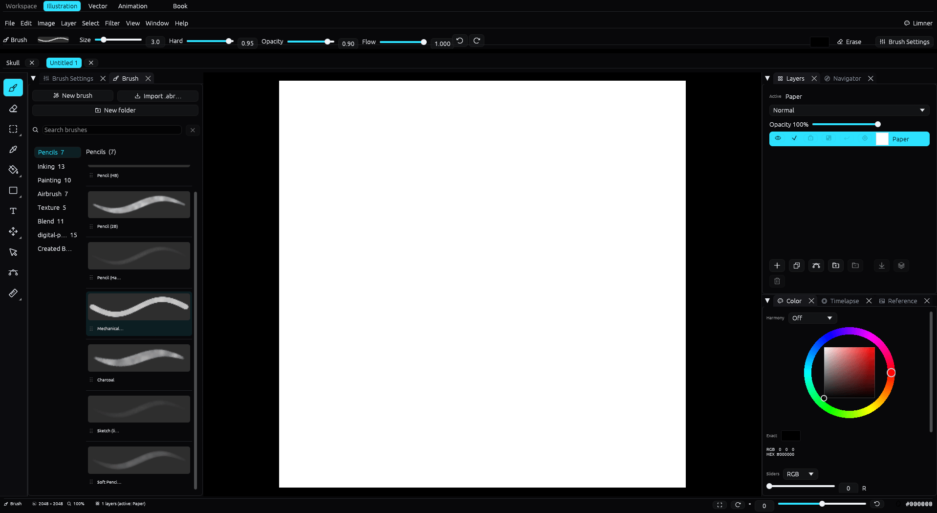 The Limner app running on Windows 10 and 11